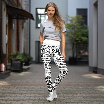 Yoga - Leggings mit inspirierenden Affirmationen - YogaStylz