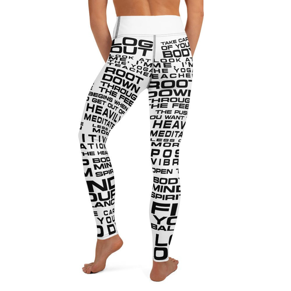 Yoga - Leggings mit inspirierenden Affirmationen - YogaStylz