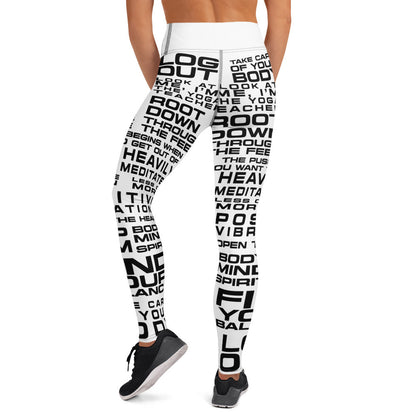 Yoga - Leggings mit inspirierenden Affirmationen - YogaStylz