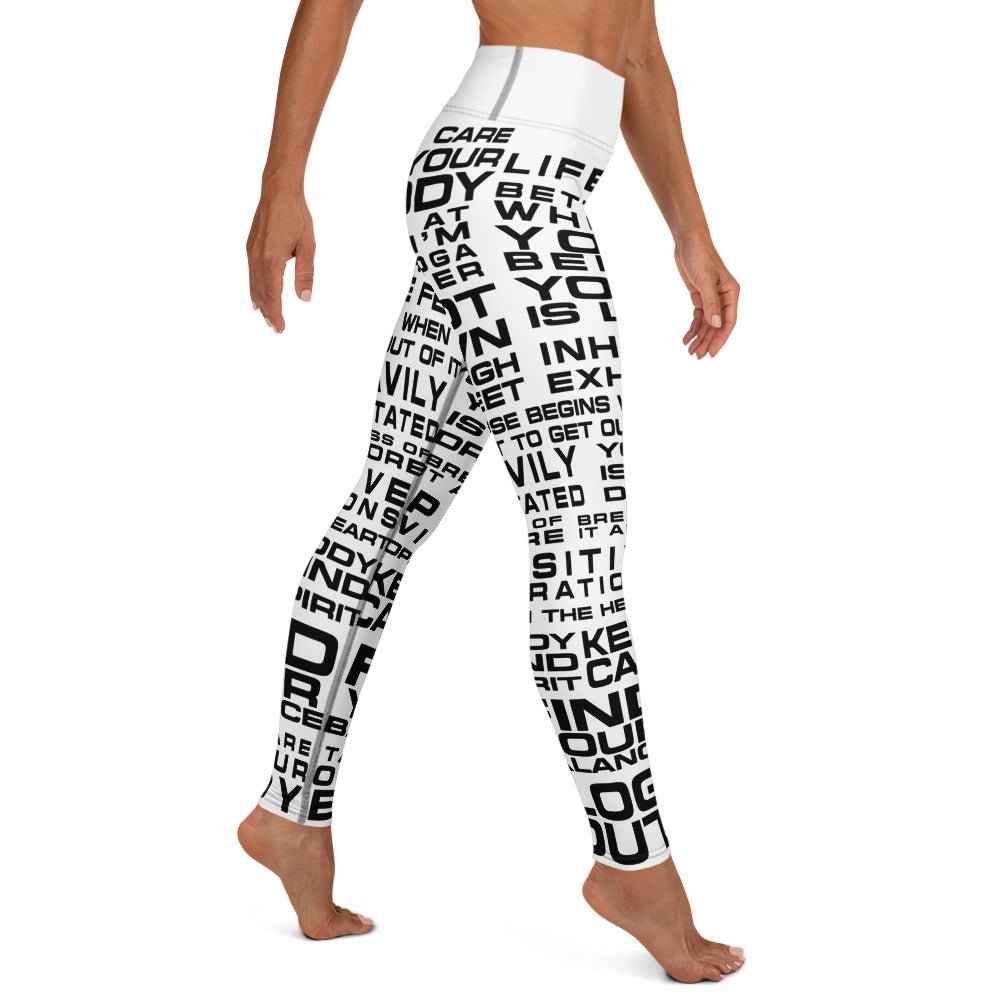 Yoga - Leggings mit inspirierenden Affirmationen - YogaStylz