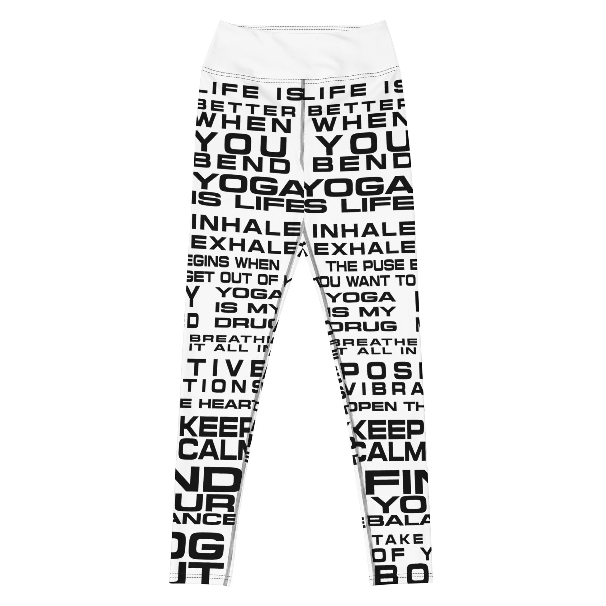 Yoga - Leggings mit inspirierenden Affirmationen - YogaStylz