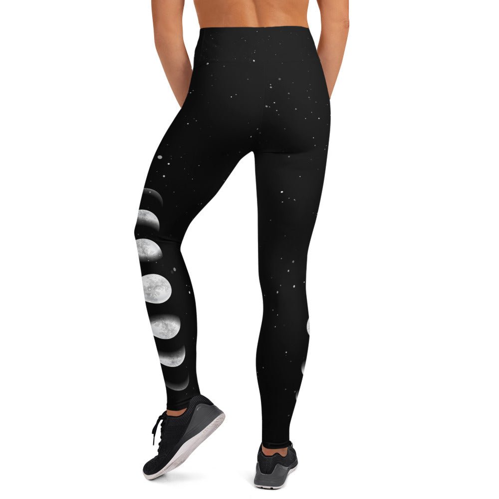 Yoga - Leggings mit Mondphasen an den Seiten - YogaStylz
