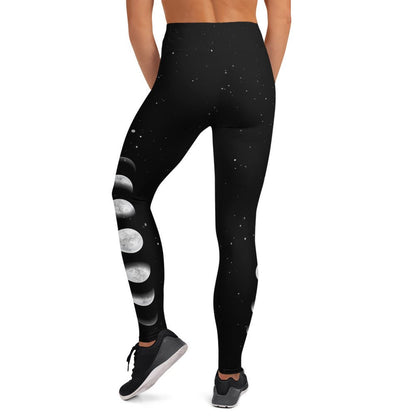 Yoga - Leggings mit Mondphasen an den Seiten - YogaStylz