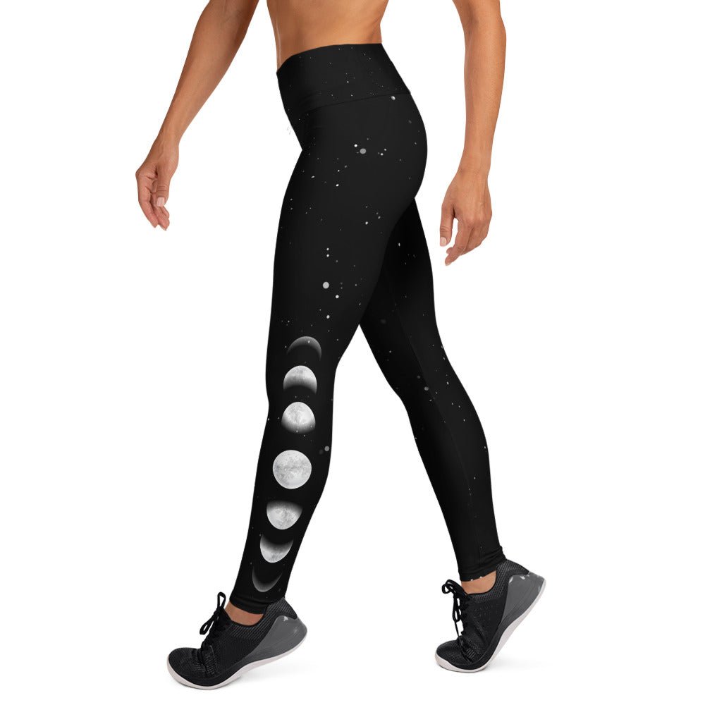 Yoga - Leggings mit Mondphasen an den Seiten - YogaStylz
