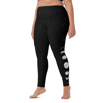 Yoga - Leggings mit Mondphasen an den Seiten - YogaStylz