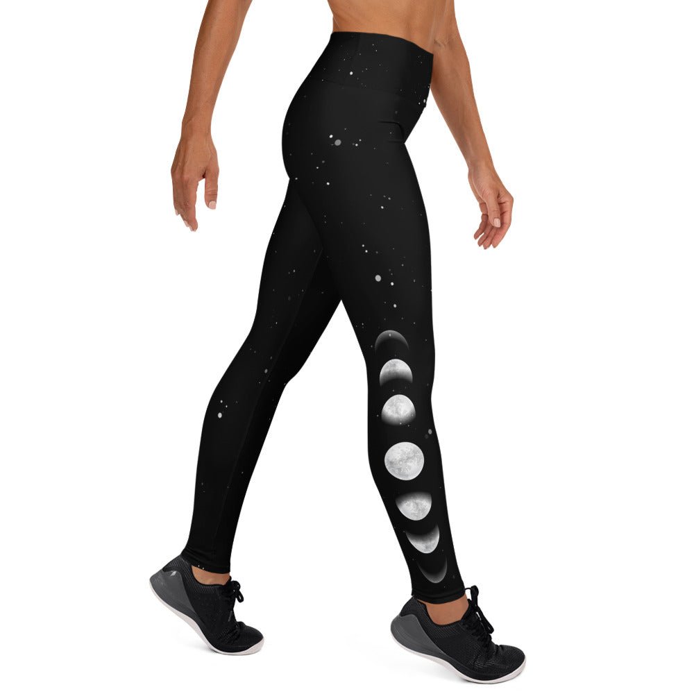 Yoga - Leggings mit Mondphasen an den Seiten - YogaStylz