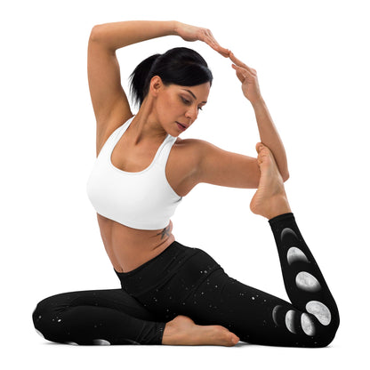 Yoga - Leggings mit Mondphasen an den Seiten - YogaStylz