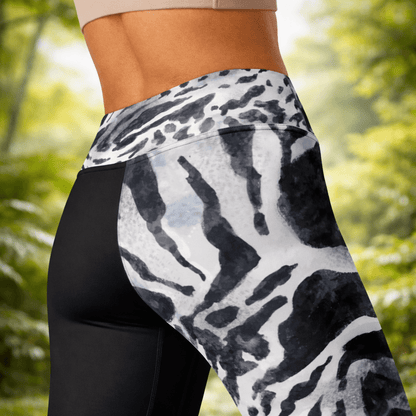 Yoga - Leggings Zweiteilig mit Animal Print - YogaStylz