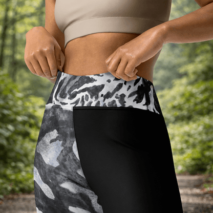 Yoga - Leggings Zweiteilig mit Animal Print - YogaStylz