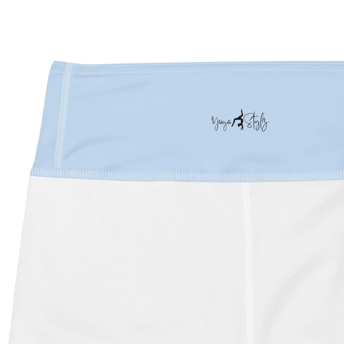 Yoga - Shorts Hellblau Abstrakt - YogaStylz