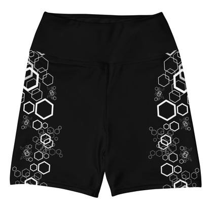 Yoga - Shorts im geometrischen Muster - YogaStylz
