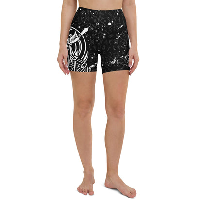 Yoga - Shorts im Wikinger - Design - YogaStylz