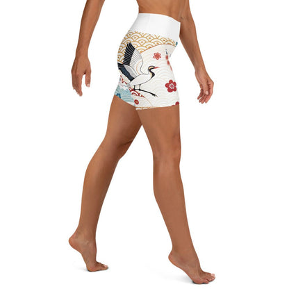 Yoga - Shorts mit abstraktem Muster - YogaStylz