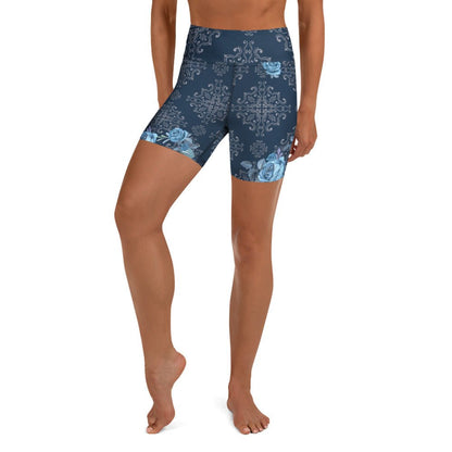 Yoga - Shorts mit Blumenmuster - YogaStylz