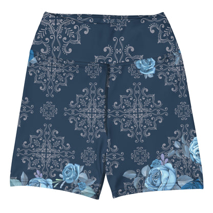 Yoga - Shorts mit Blumenmuster - YogaStylz