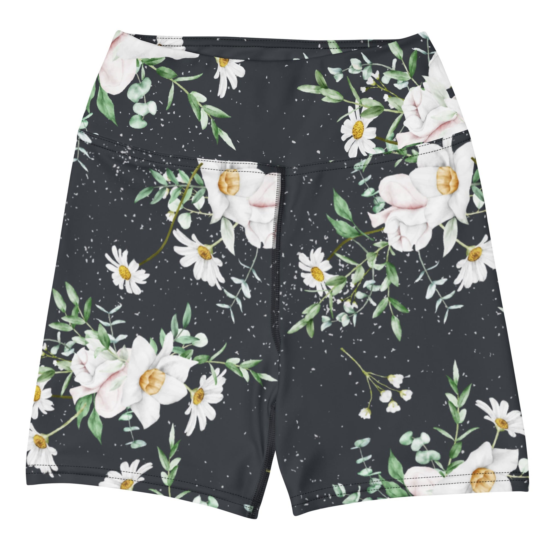Yoga - Shorts mit Floralem Muster - YogaStylz