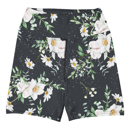 Yoga - Shorts mit Floralem Muster - YogaStylz
