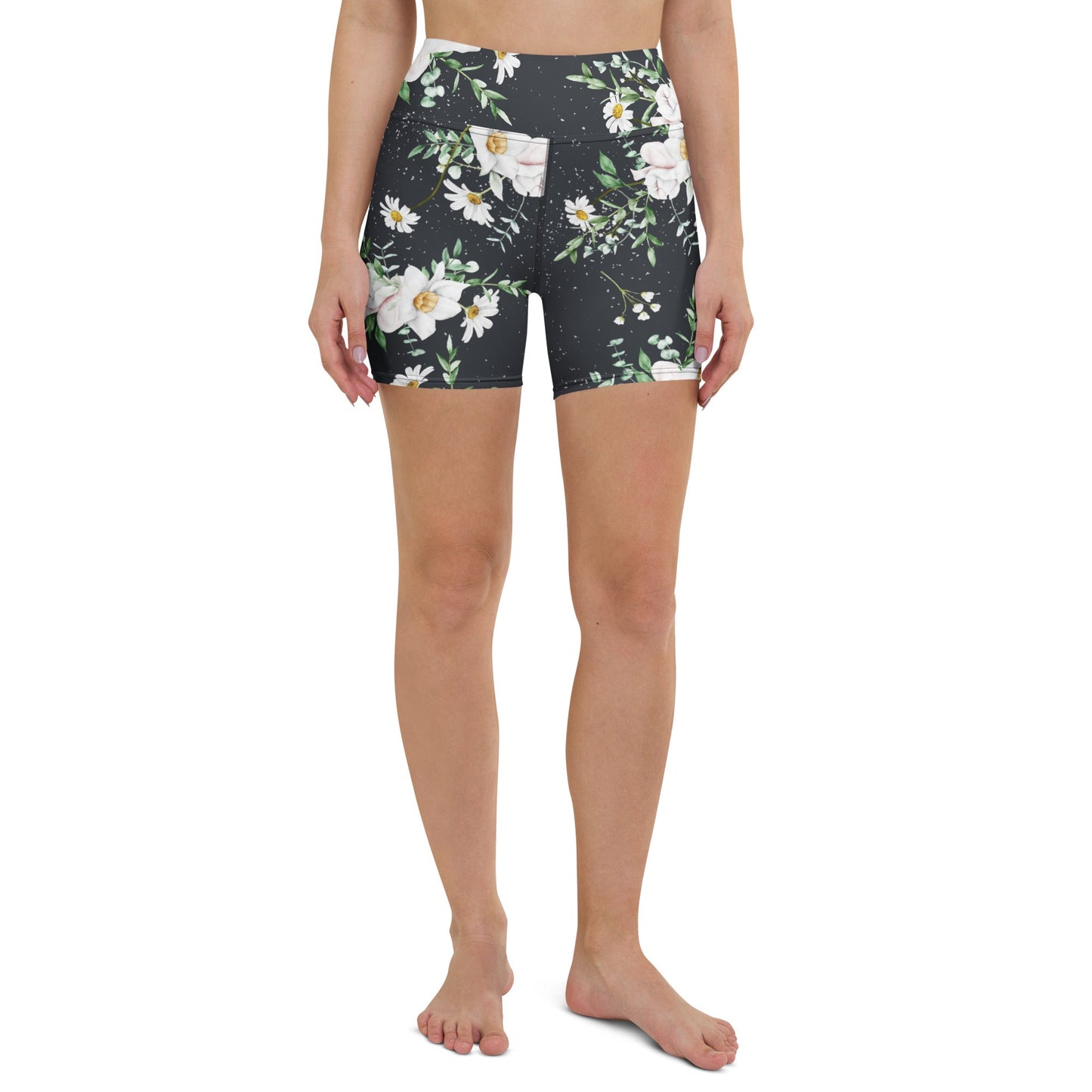 Yoga - Shorts mit Floralem Muster - YogaStylz