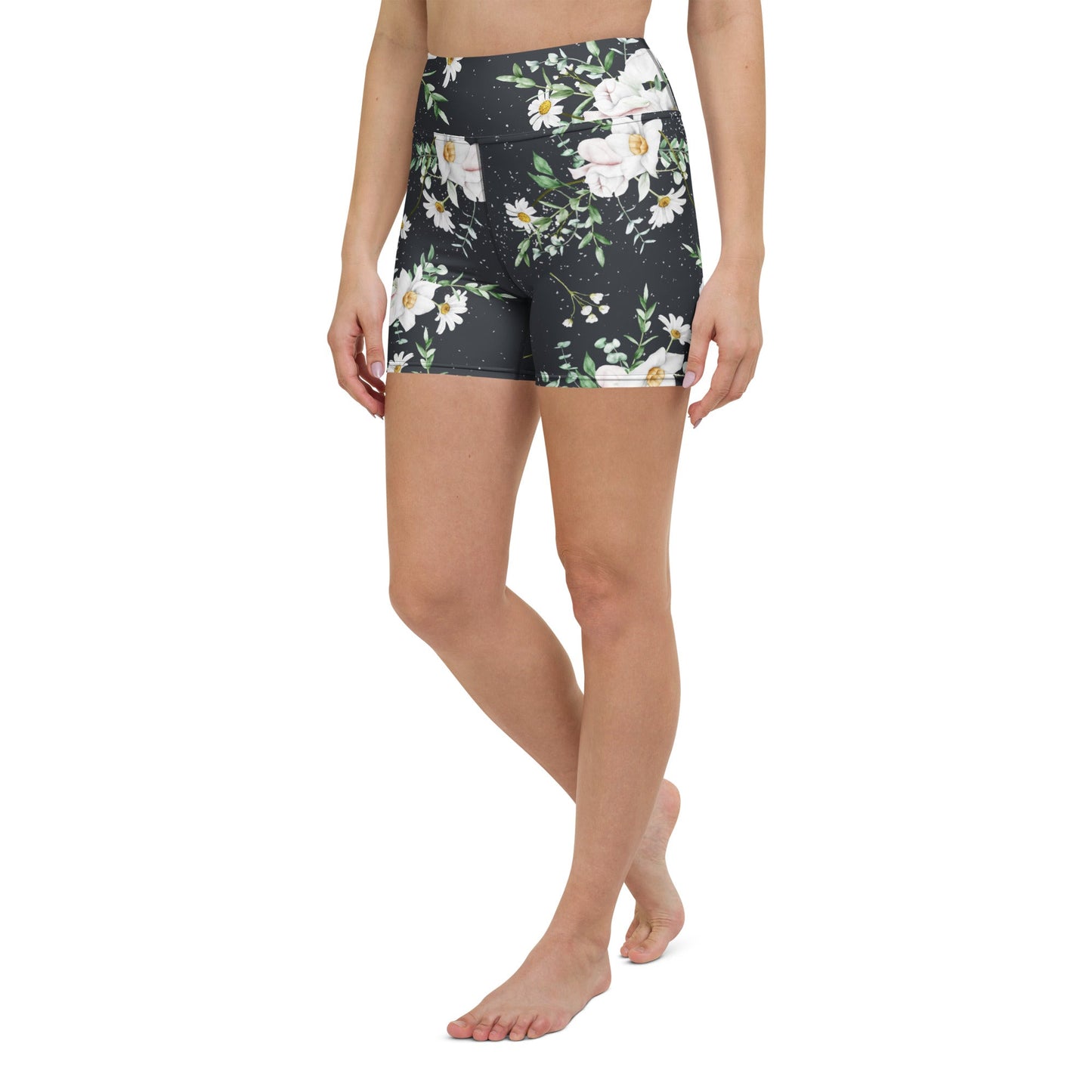 Yoga - Shorts mit Floralem Muster - YogaStylz