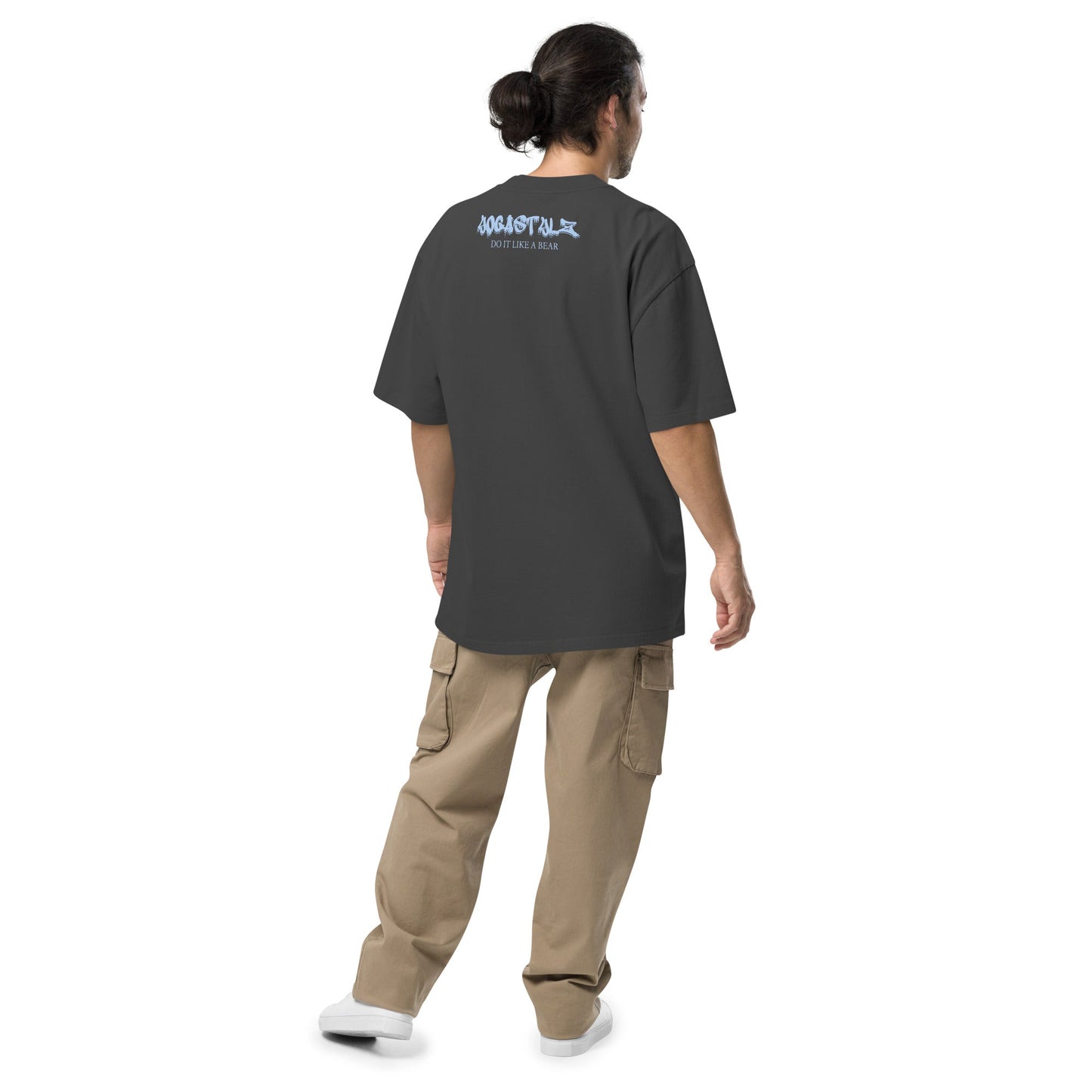 Yoga Warrio – Oversized T-Shirt im verwaschenen Look - YogaStylz