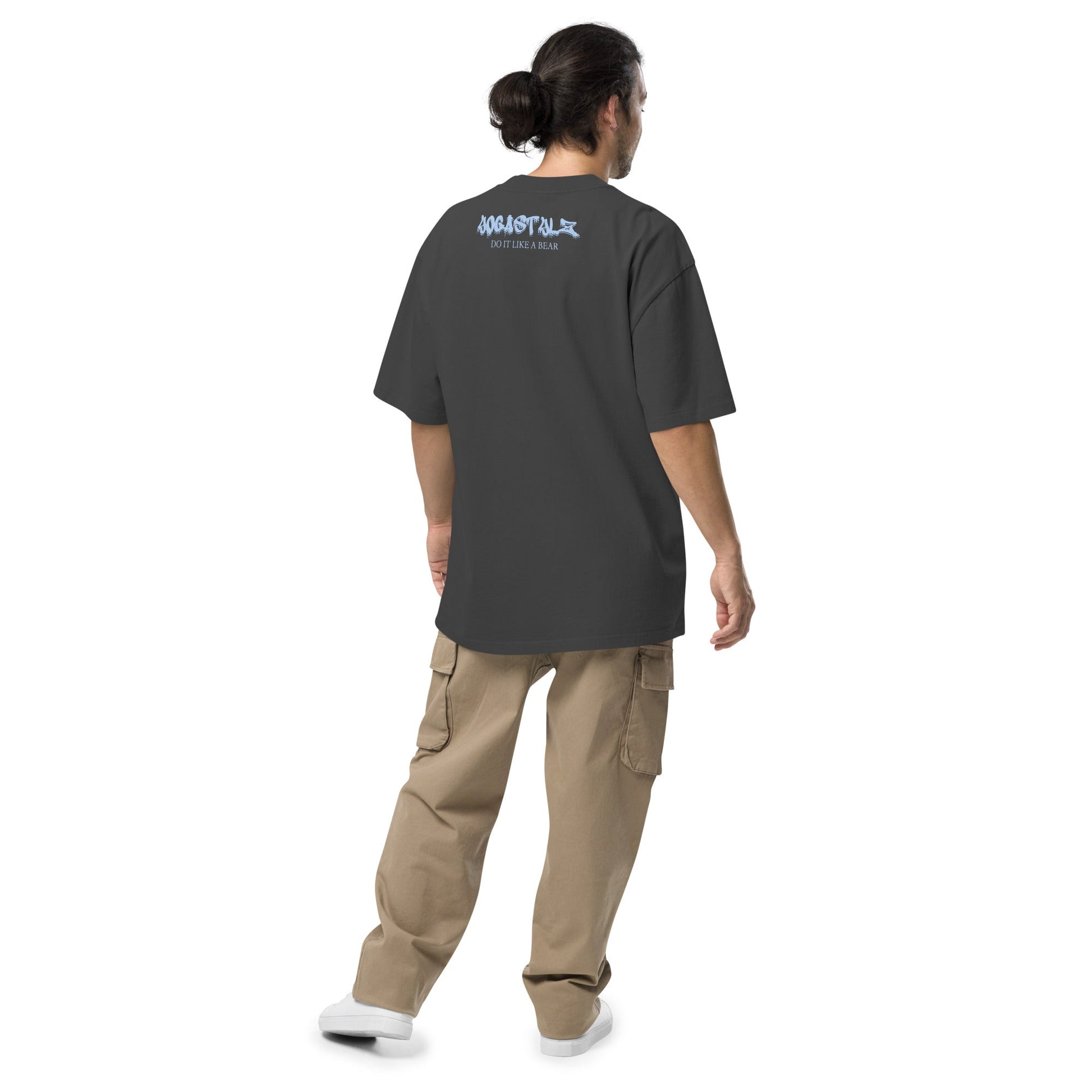 Yoga Warrio – Oversized T-Shirt im verwaschenen Look - YogaStylz